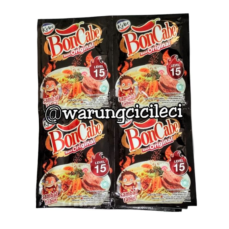 

BON CABE - KOBE RASA ORIGINAL LEVEL 15 - 6g x 12pcs ( 1 renceng )