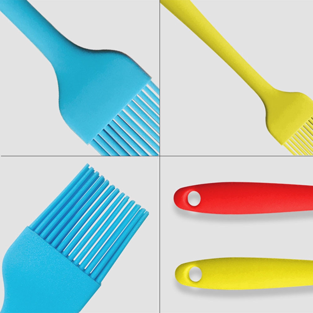 Sikat Kuas Minyak/Mentega Dengan Bahan Silikon Untuk Kue/Roti/Bbq