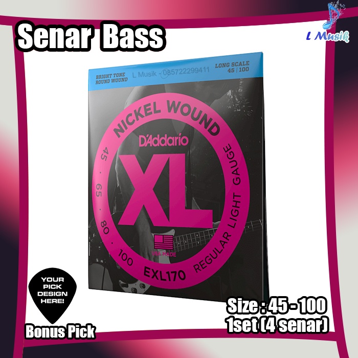 SENAR BASS D ADDARIO 4 SENAR