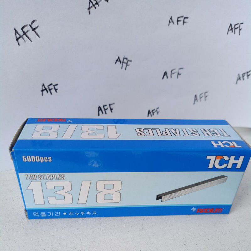 

Isi Staples / Refill Air Stapler / Gun Tacker 13/8 Ukuran 8mm Harga Murah Kualitas Bagus
