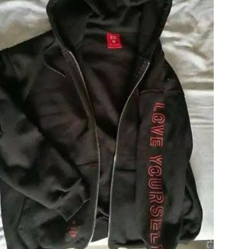 HOT SALESR-1284SWEATER HOODIE JACKET ZIPPER BTS LOVE YOURSELF KPOP KPOP JIMIN SUGA V JHOPE RM JUNG