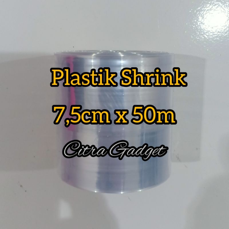 plastik Shrink 7,5cm x 50m