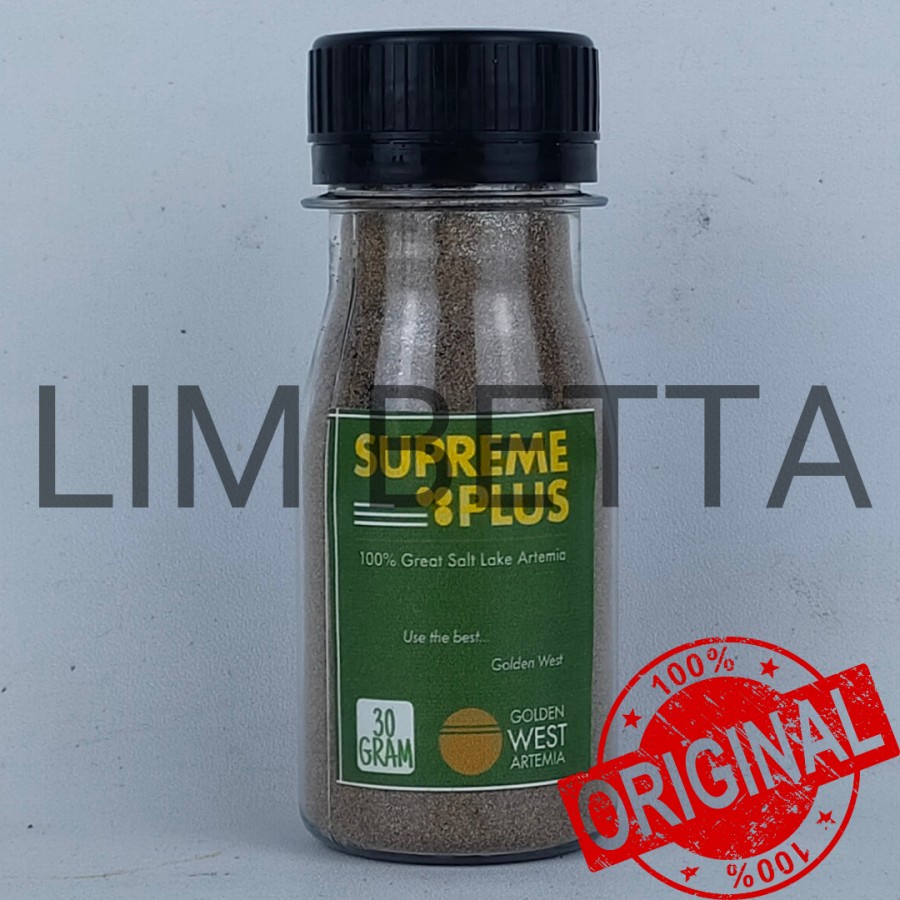 Artemia Supreme 30 Gram Berat Bersih / Artemia Supreme Plus / Golden Supreme Plus