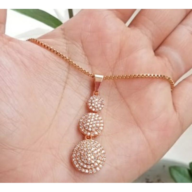 kalung titanium wanita korea terbaru