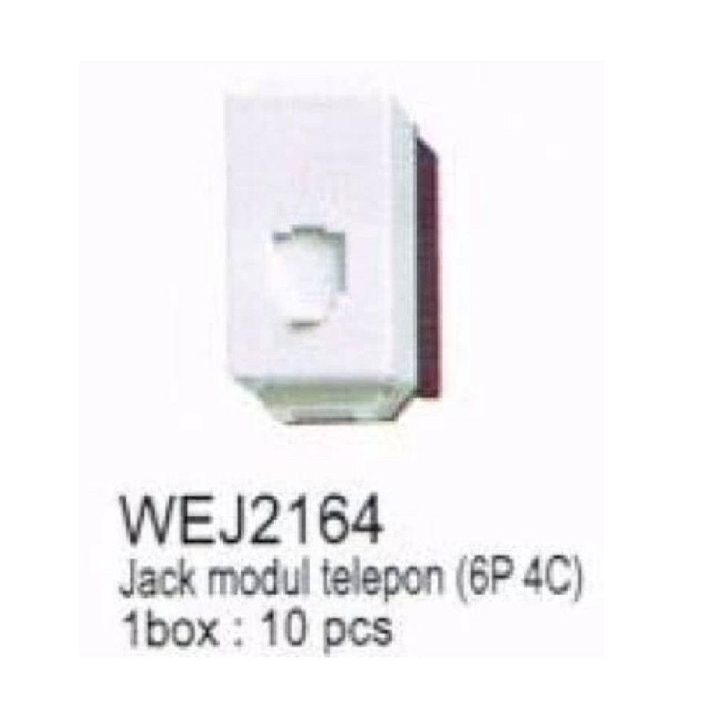 Jack Modul Telepon Panasonic (6P 4C) - WEJ2164