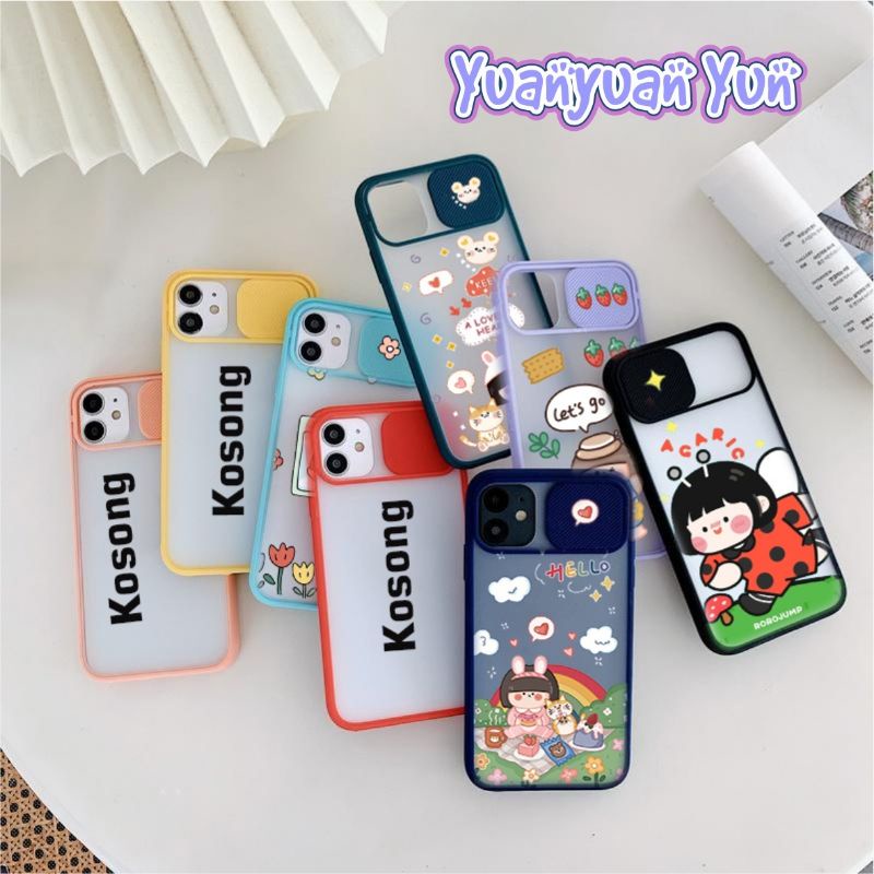 Softcase Hardcase Slide Camera Case Bumper Macaron All Type HP