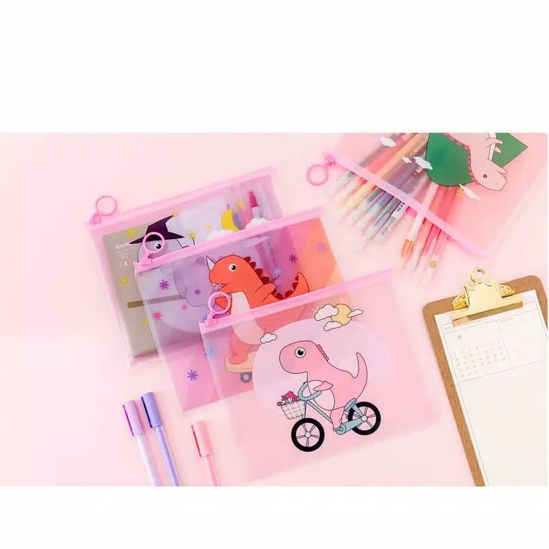 

KC Baby - Tempat Pensil Ziplock / Kotak Pencil / Tempat ATK / Tempat Pensil / Kotak Pensil / Zipper