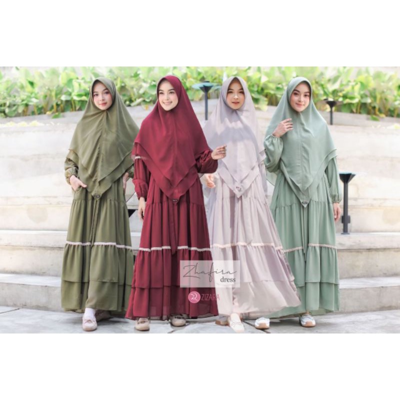 ZHAFIRA DRESS ZIZARA GAMIS CERUTY ELEGANT