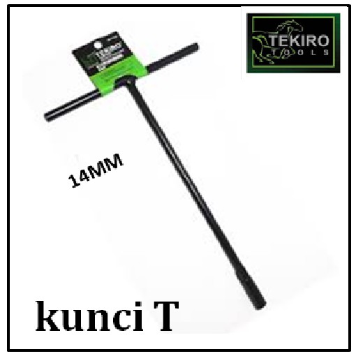 Kunci kunci 14 KUNCI T Sock Kunci Sok T  Hitam TEKIRO T 14 Mm HIGH QUALITY