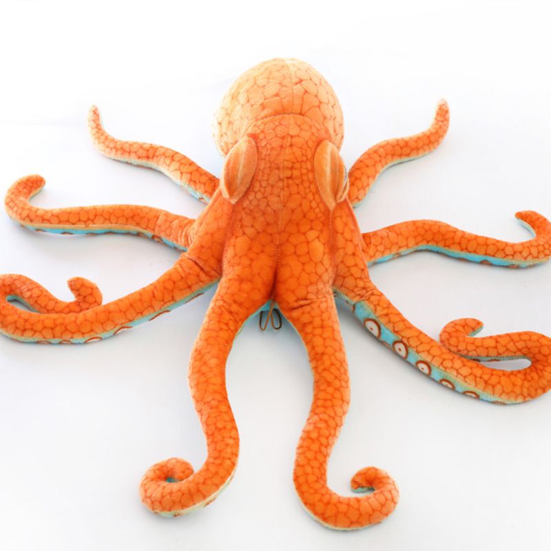 80cm Simulation Octopus Stuffed Animal Toy Large Pillow Plush Doll Car Home Decororation