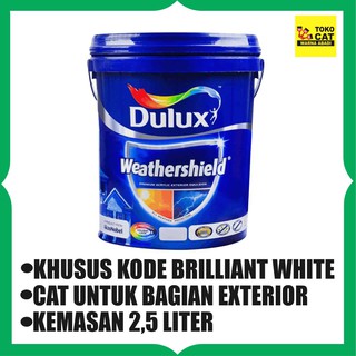  CAT  TEMBOK DULUX WEATHERSHIELD WARNA  2 5 LITER Shopee 