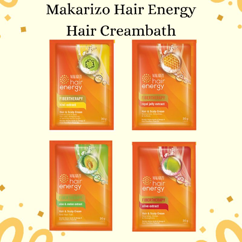 Jual MAKARIZO HAIR ENERGY DI FIBERTHERAPY HAIR & SCALP CREAMBATH / HAIR ...