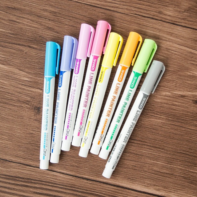 

Spidol Warna / Line Painter Marker 8 Colors Set