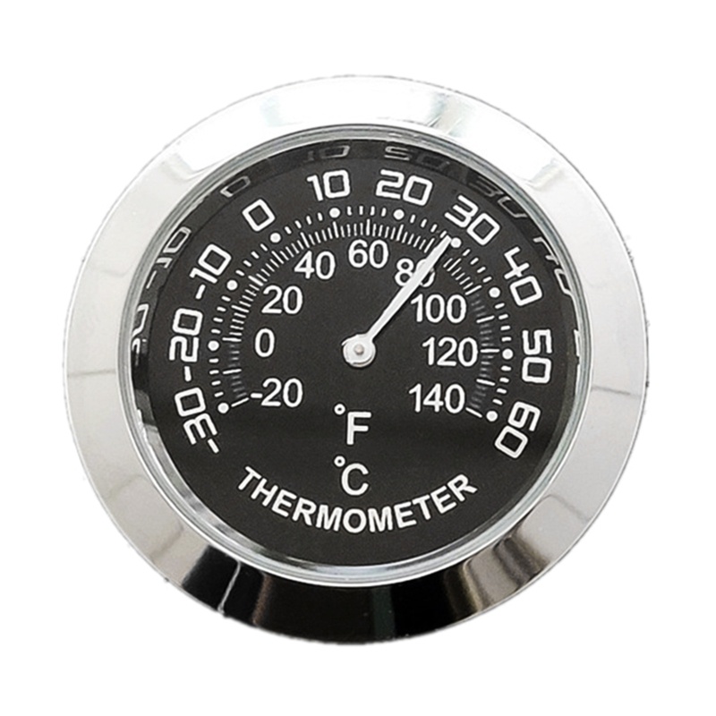 Termometer Mini Dengan Case Alloy Range 30-60℃ Cover Pelindung Kaca Depan Mobil