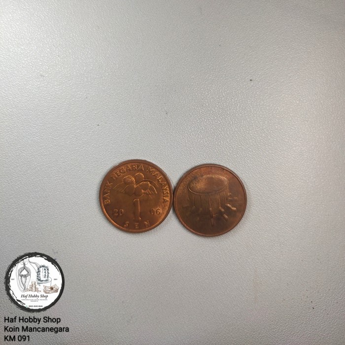 Koin Kuno 1 Sen Malaysia Tahun 2006