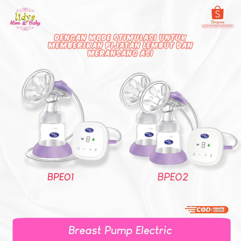 BABY SAFE BPE02 BREAST PUMP DOUBLE ELECTRIC