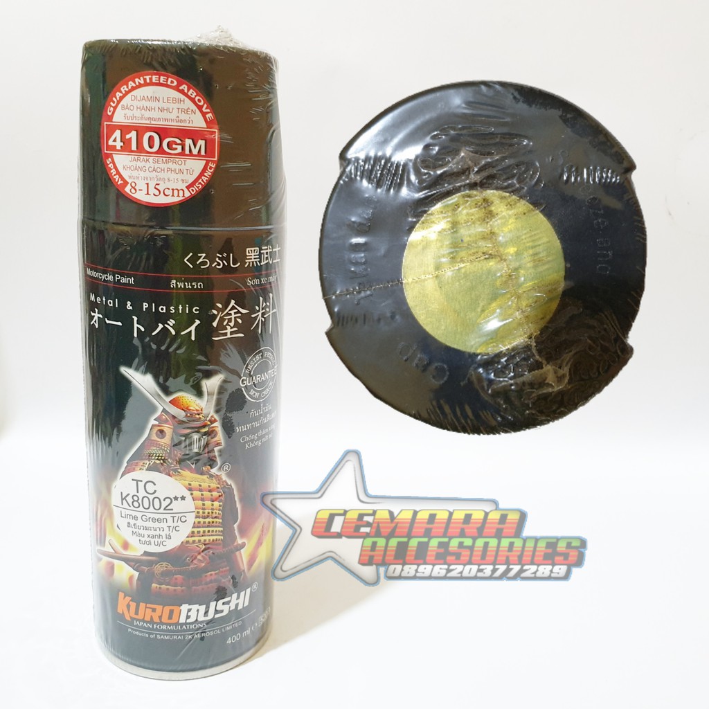 

Pilox Samurai Paint Lime Green T/C TCK8002 400 ml - Cat Semprot