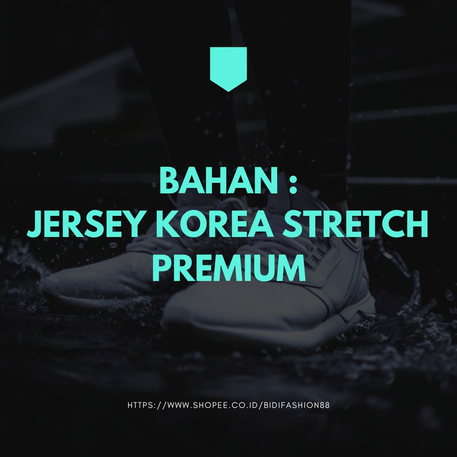 HC2036 Setelan Celana Panjang Karet Jersey Stretch Premium / Setelan Celana Wanita Terbaru