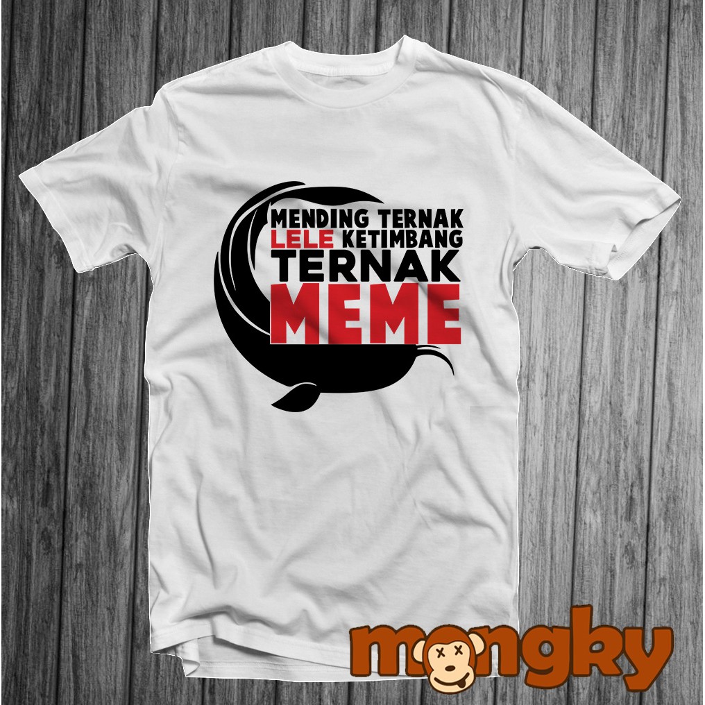 Kaos Meme Kucing Shopee Indonesia