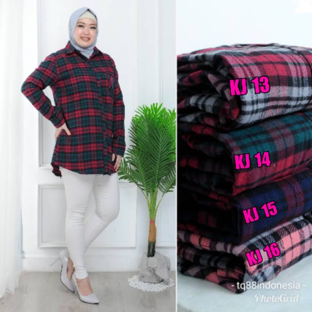 Kemeja flanel cewek/kemeja flanel /kemeja kotak cewek/hem/kemeja jumbo/kemeja kotak/kemeja