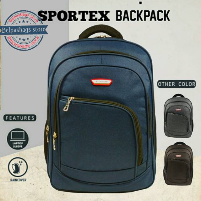 Tas ransel backpack laptop jumbo sportex 0880 biru