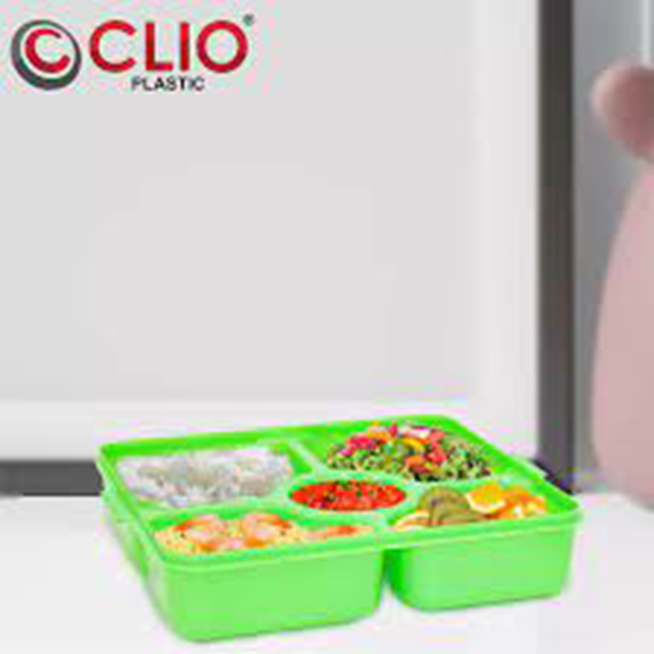 Lunch Box Bento 5 sekat Clio - kotak makan souvenir murah berkualitasLunch Box Clio Bento 5 Sekat