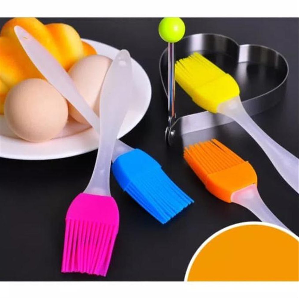 Kuas Roti Barbeque silikon food brush silicone cake mentega