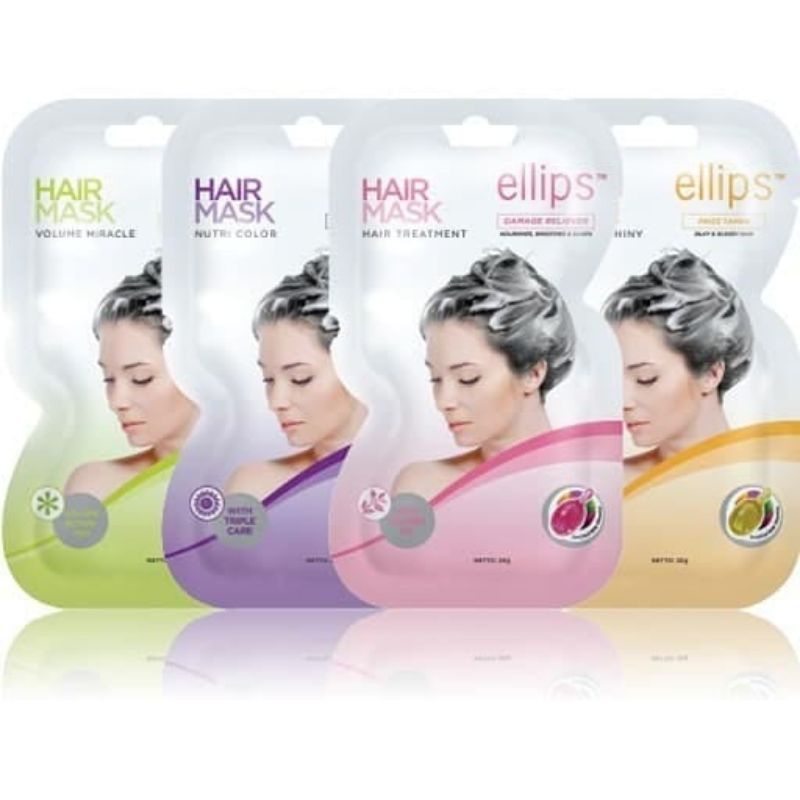 Ellips Hair Mask Sachet / Masker Rambut 20gr 100% Original