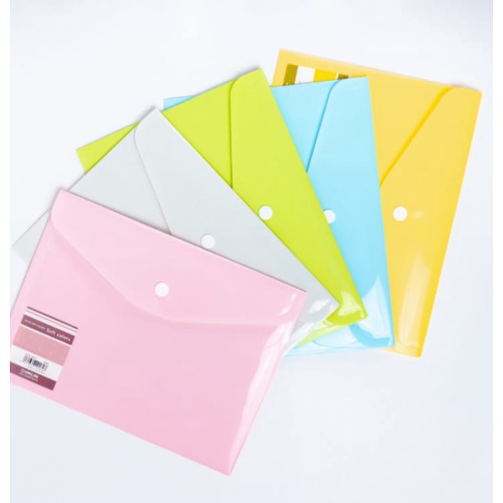 

KING JIM Envelope Holder Soft Colors 734SCGA-E A5 / Map Kancing A5