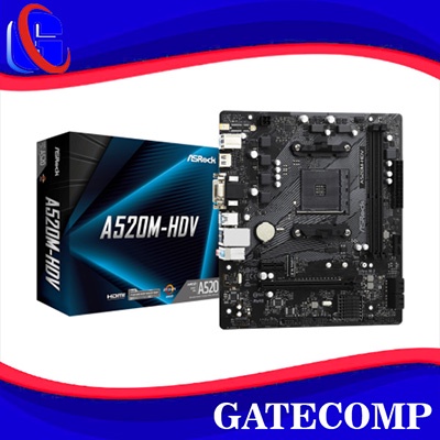 ASROCK A520M-HDV Motherboard AMD AM4 DDR4 A520