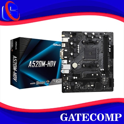 ASROCK A520M-HDV Motherboard AMD AM4 DDR4 A520