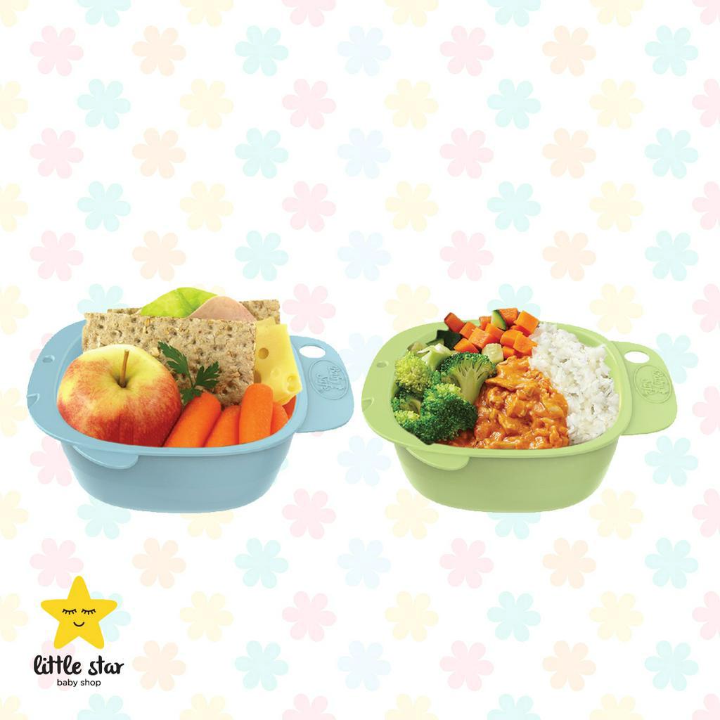 Baby Safe Suction Bowl With Spoon | Mangkok Silikon Makan Mpasi Bayi Anti Tumpah Geser | B354