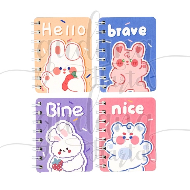 

GCC Notebook A7 Spiral Chubby Check Buku Motif Bine Nice GCC 308752