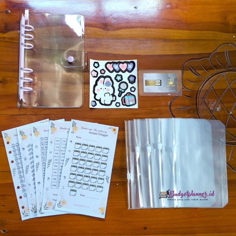 

Binder Daisy Transparan A6 Ring warna