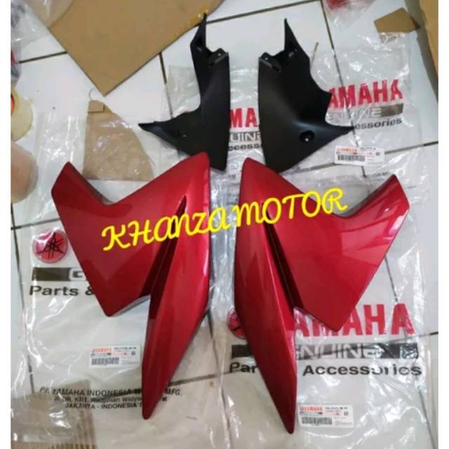 Shroud sayap tangki fullset yamaha Vixion New NVL 2013-2014 original Merah