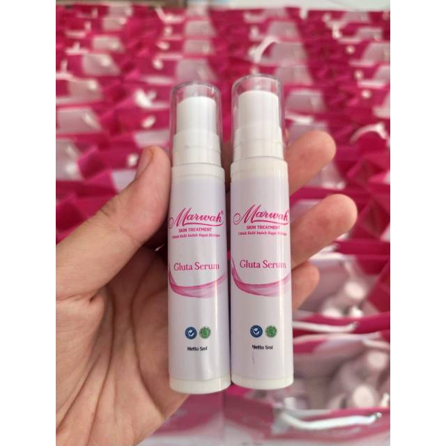 Gluta serum marwah 5ml/serum marwah/marwah/marwah skincare/marwah skin treatment/skincare halal