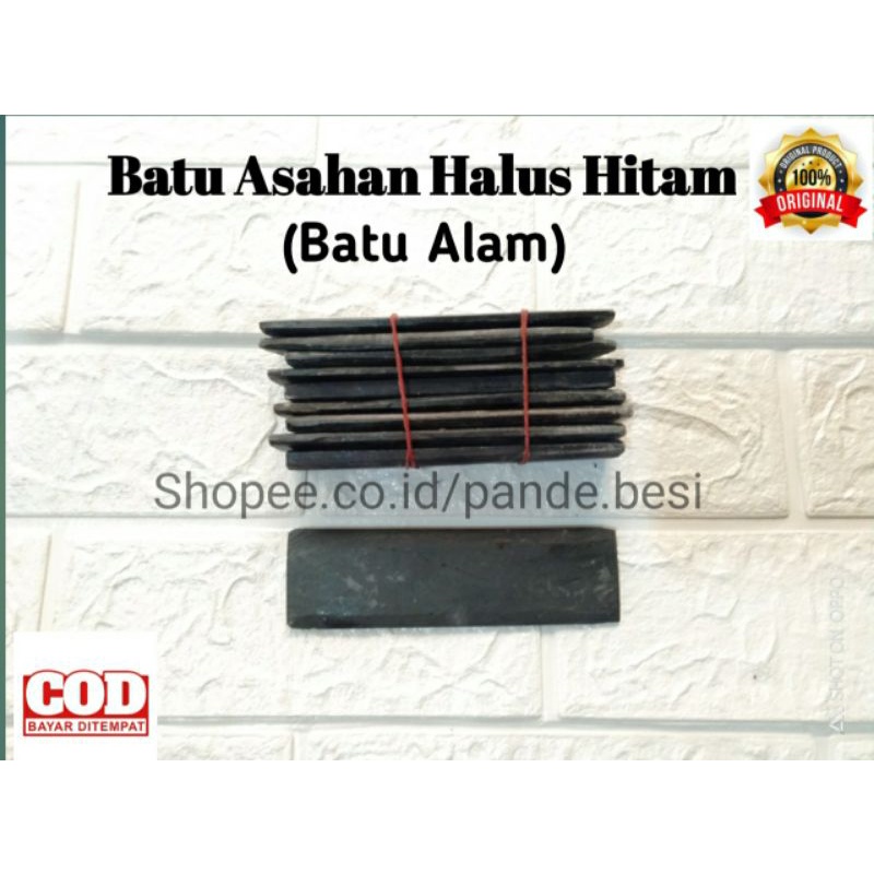 BATU ASAH PISAU SADAP KARET / BATU ASA HALUS HITAM