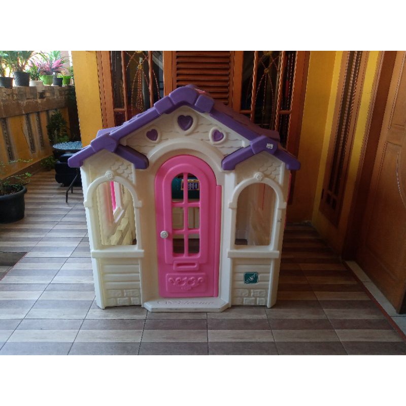 (BOOKED) PRELOVED  PLAYHOUSE PLAY HOUSE RUMAH-RUMAHAN MAINAN RUMAHAN LERADO SLIDE  PEROSOTAN PROSOTA