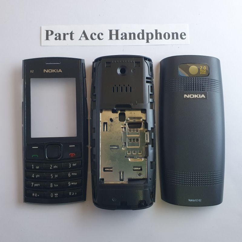 casing nokia x2 x2-02 fullset