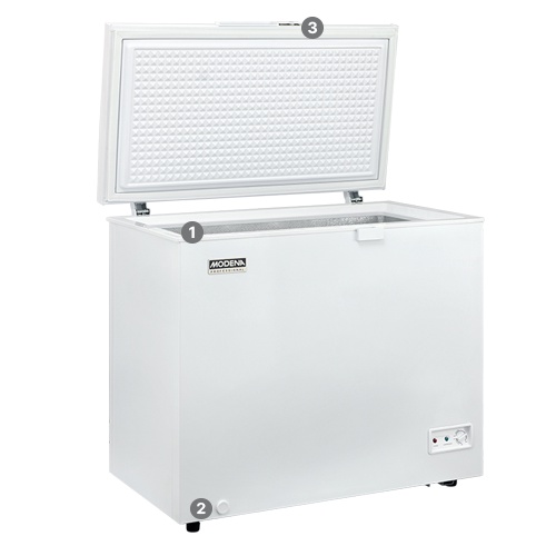 MODENA MD 20 W WHITE CHEST FREEZER 200 LITER / MD20W