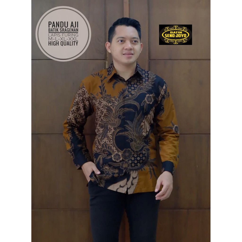 PANDU AJI kemeja batik pria lengan panjang terbaru ORIGINAL BSO OFFICIAL