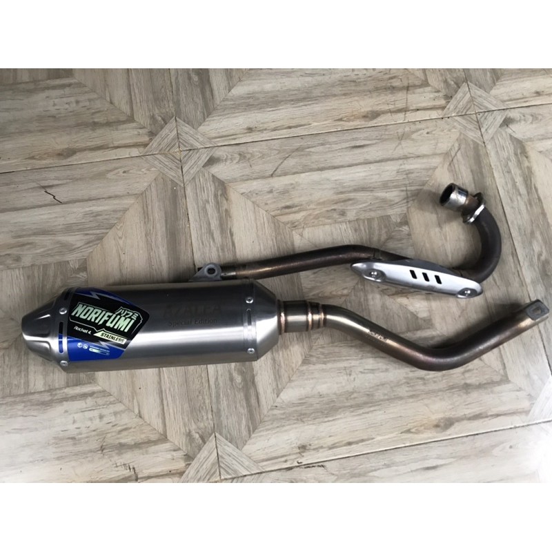 jual knalpot Norifumi ROCKET 4 SS ori original honda CRF 150 L original