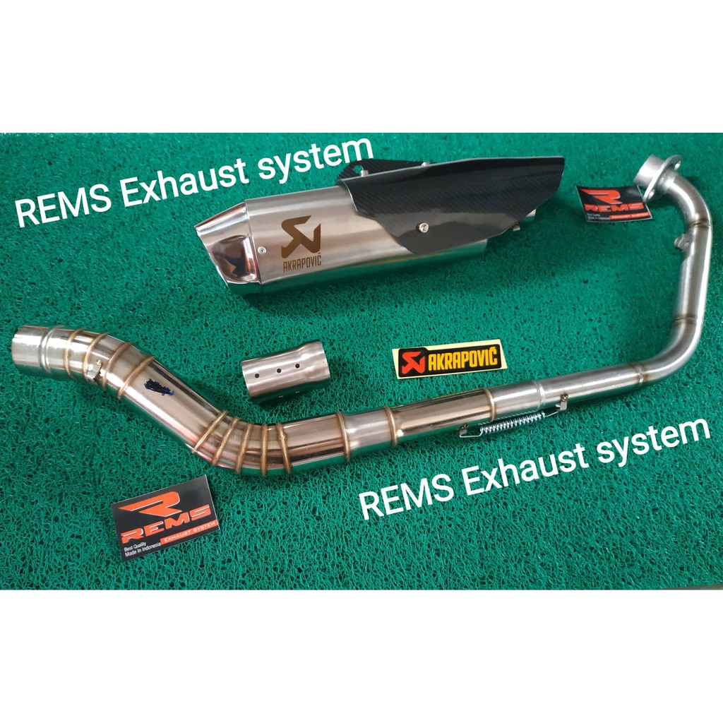 Knalpot Akrapovic Tameng R15 V3- R15 V2 - Fullset Bonus DB KIller