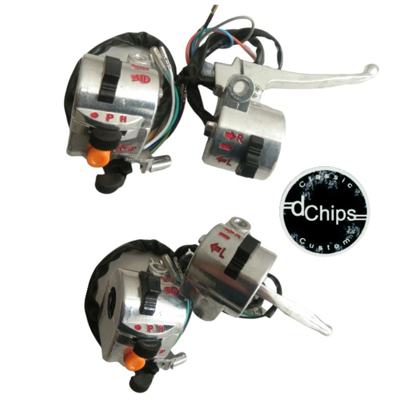 saklar holder set gas luar honda c70 bekjul peganti saklar supercup c700