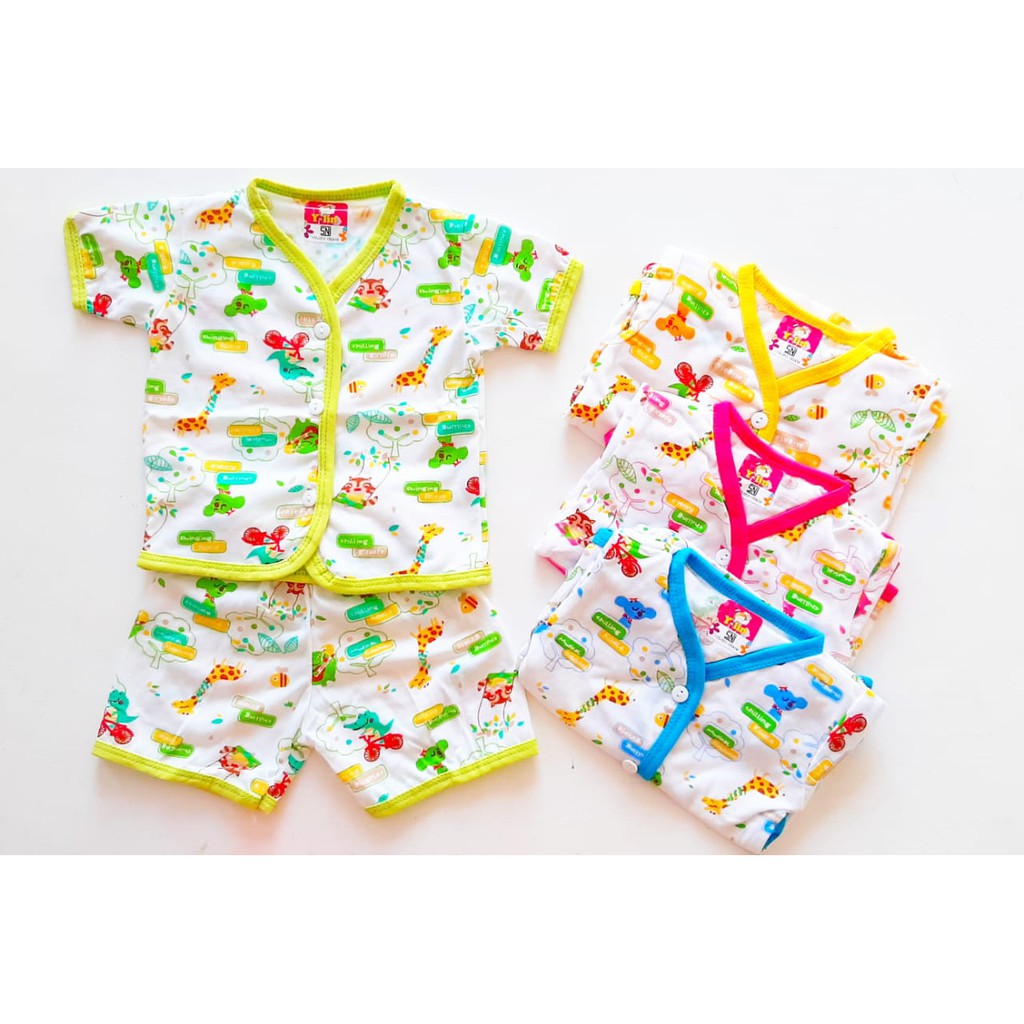  baju  bayi  setelan  YLIN MOTIF Shopee Indonesia