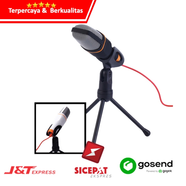 Mikrofon Microphone Kondenser Studio dengan Stand - SF666 - SF-666