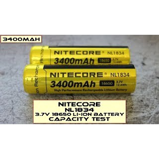 NITECORE 18650 Baterai Li-ion 3500mAh 3.6V - NL1835