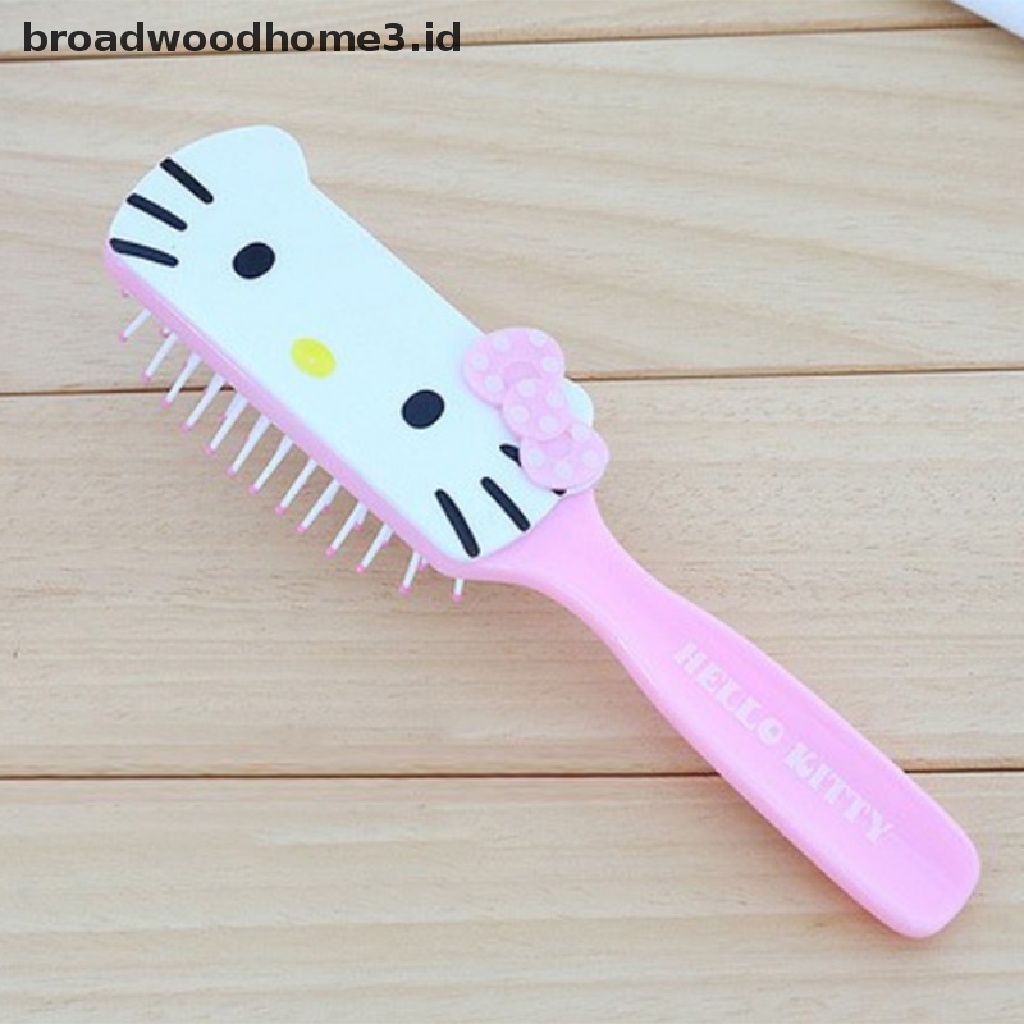 Sisir Pijat Anti Statis Motif Hello Kitty Untuk Anak