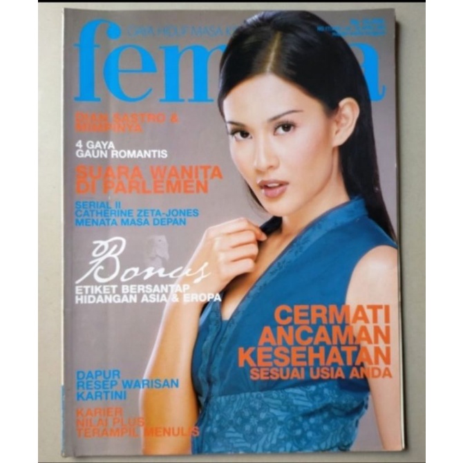 Majalah Femina 24 April 2003 - Cover Dian Sastro / Dian Sastrowardoyo