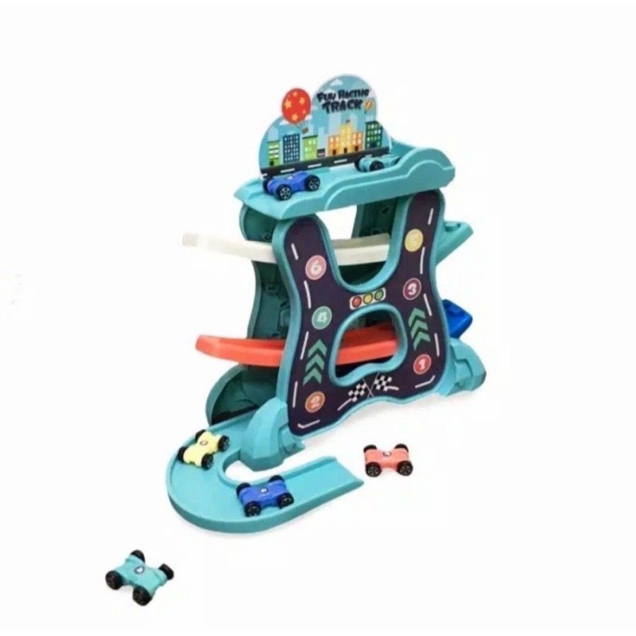 Mainan Anak FUN RACING TRACK Track ZigZag Mainan Edukasi Anak Truck